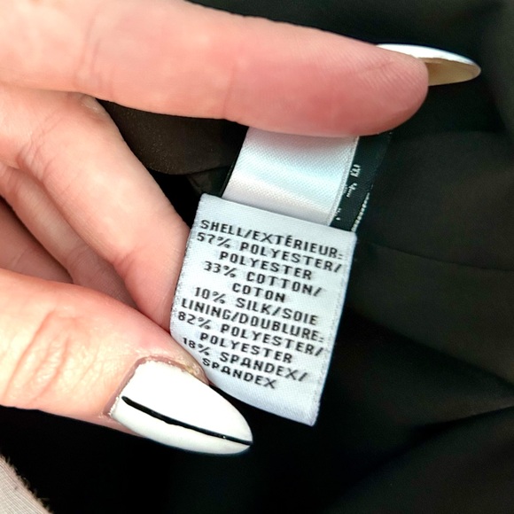 Diane Von Furstenberg Gray Dress w/ Pink, Black Polka Dots, Size 4 - Picture 15 of 15